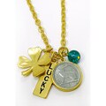 American Coin Treasures Goldtone Rabbit Coin and Lucky Tag Pendant