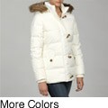 Tommy Hilfiger Women's Down-blend Faux Fur Trimmed Toggle Coat 