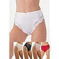 Ilusion Women's High-waisted Lace Trimmed Bikini