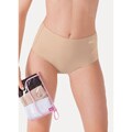 Illusion Women's Cotton-blend High-waisted Boxer (Pack of 3)