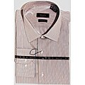Mantoni Men's Tan Wrinkle-free Cotton Shirt
