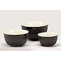 Simsbury Black Mixing Bowls (Set of 3)