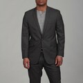 Ben Sherman Men's Slim Fit Wool Charcoal 2-button Suit