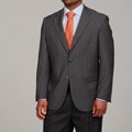Elite Men's Grey 2-Button Blazer