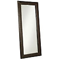 Delano Saddle Brown Leather Floor Mirror