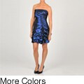 Onyx Nite Women's Junior Bubble Party Dress