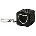 Ycross Mini Keychain Rhinestone Square Speaker
