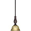 Woodbridge Lighting Lucerne 1-light Old World Bronze Mini Pendant