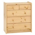 Popsicle Natural 5-drawer Dresser