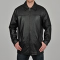 Knoles & Carter Men's Black Big & Tall Long Open-Bottom Style Jacket