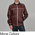 Knoles & Carter Men's Big & Tall Urban Perforated Multi Bomber Jacket