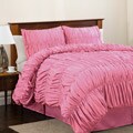 Lush Decor Pink Venetian Full-size 4-piece Comforter Set