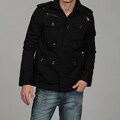 WT02 Men's Black Military Jacket