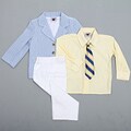 Good Lad Toddler Boy's Seersucker Suit with Yellow Shirt and Tie