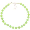Zoe B. Sterling Silver Green Chalcedony and Peridot Necklace