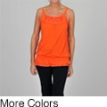 Simply Irresistible Women's Sleeveless Inset Lace Peplum Top