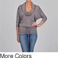 Simply Irresistible Women's Drape Neck Belted Tunic