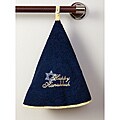 Happy Hanukkah Terry Cotton Circular Hand Towels (Set of 2)