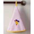 Little Chick Terry Cotton Circular Hand Towels (Set of 2)