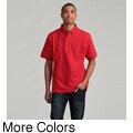 Francesco Bianchi Men's Pique Polo Shirt