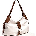 Two-tone Ring Front Flap with Magnet Hobo