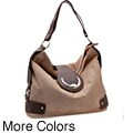 Dasein Faux Leather Belted Hobo Bag