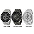 Geneva Platinum Men's Chronograph-style Link Watch