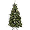 Good Tidings Nordmann Fir Blue 600 Clear Lights 7.5-foot Christmas Tree