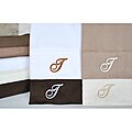 Egyptian Cotton 300 Thread Count Solid Script 'T' Monogram Sheet Set