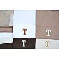 Egyptian Cotton 300 Thread Count Solid Block 'T' Monogram Sheet Set