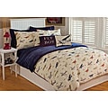 Microplush Vintage Airplane Comforter Set