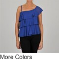 AnnaLee and Hope Women's Tiered Ruffle Top