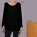 Tabeez Women's Wool-blend Fringe Sweater