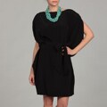Scarlett Women's Tie Front Batwing Sleeve Dress