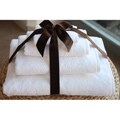 Authentic Hotel and Spa Plush Soft-twist Turkish Cotton White 4-piece Bath Set