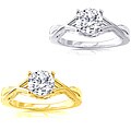 14k Gold 1 1/4 ct TDW Diamond Solitaire Engagement Ring (H-I, I1)