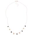 Black Hills Gold over Silver Onyx Necklace