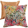 Pillow Perfect Multicolor Ikat Square Throw Pillow