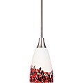 Woodbridge Lighting 1-light Satin Nickel Mini Pendant