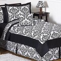 Sweet JoJo Designs 'Isabella' Black 4-Piece Twin Bedding Set