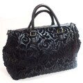 Marlo Lorenz Elyse Faux Fur Weekender Bag