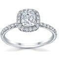 18k White Gold 1 1/3ct TDW Diamond Engagement Ring (H, SI2)