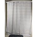Lincoln Champagne Grid Shower Curtain