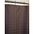 Lincoln Brown Grid Shower Curtain
