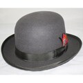 Ferrecci Men's Gray Wool Bowler Hat