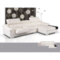 Emma 2-piece Ivory Sectional Sofa and Chaise Set