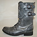 Bucco Womens Lace Up Combat Boots