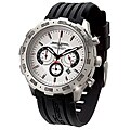 Jorg Gray Men's Chrono Black Rubber Watch