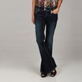 Seven7 Women's Confeti Blue Metallic Detail Jeans
