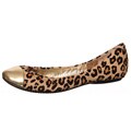 Betsey Johnson Women's 'Sashaa-P' Cap-toe Leopard Flats